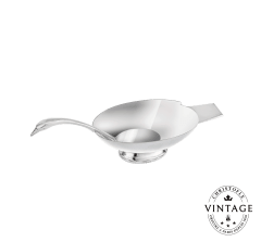christofle vintage silvered swan gravy boat 1