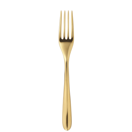 Gold Stainless Steel Table Fork