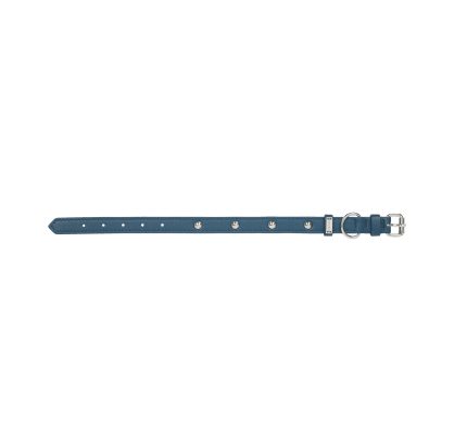 christofle calf leather collar - size 1 2