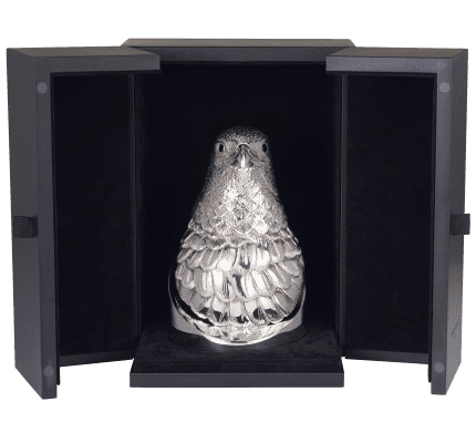 christofle hawk's head silver plated without hood - haute orfèvrerie 1