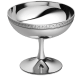christofle ice cream bowl malmaison  silver plated 2