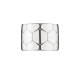 christofle Code Royale Sterling Silver Hexagon Bangle Ring