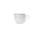 christofle 2 porcelain coffee cup and saucers platinum finish 2