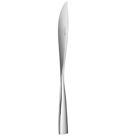 christofle stainless steel knife with serrated blade 1