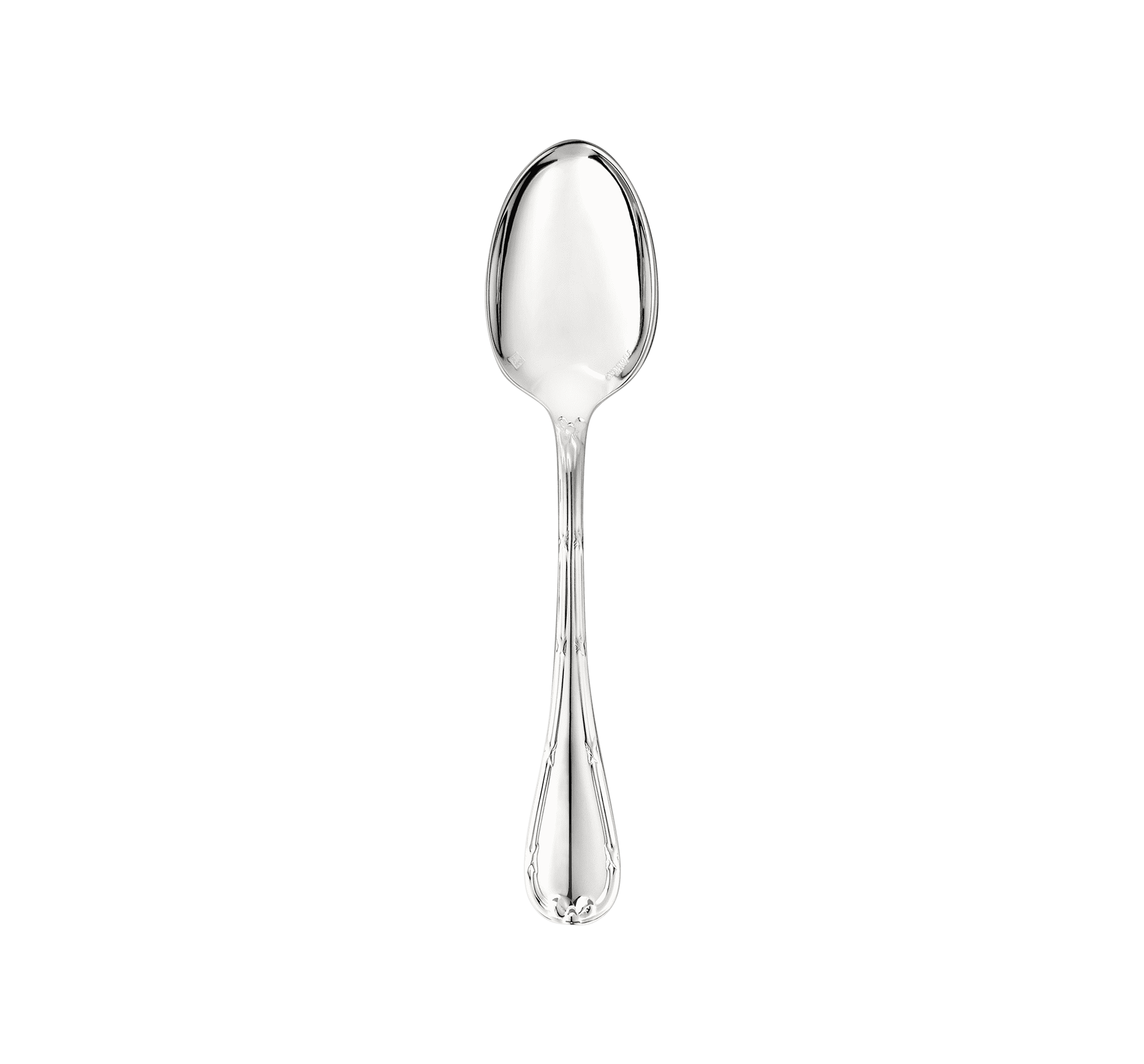 christofle silver plated espresso spoon rubans   1