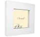 christofle wood & silver-plated square frame - for 9 x 9 cm photos 1