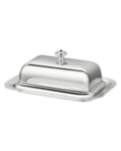 christofle Butter dish  Albi  Silver plated