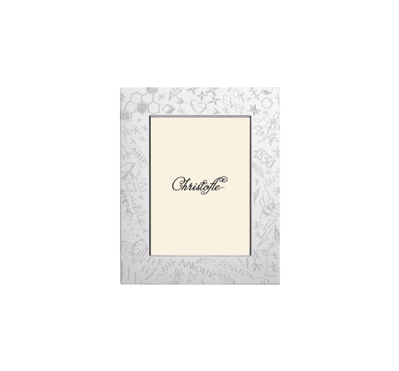 christofle silver plated picture frame - for 13 x 18 cm photos 1
