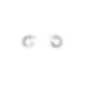 christofle medium hoop earrings  idole de christofle sterling silver 1
