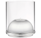 christofle small stainless steel & glass hurricane 1