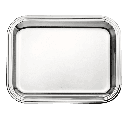 christofle rectangular tray 26x20cm albi  silver plated 1