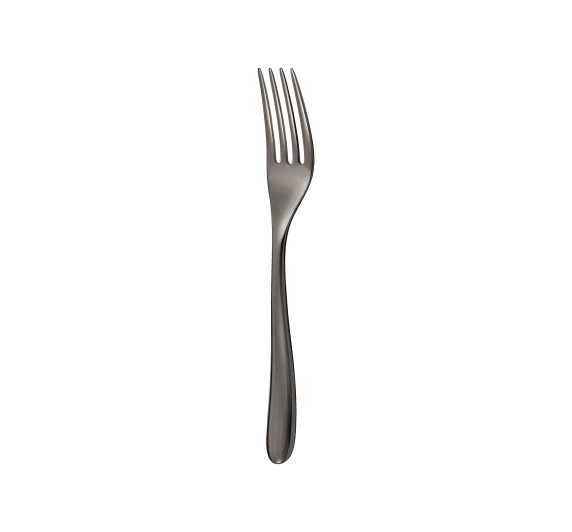 christofle stainless steel dessert fork - black colour 3