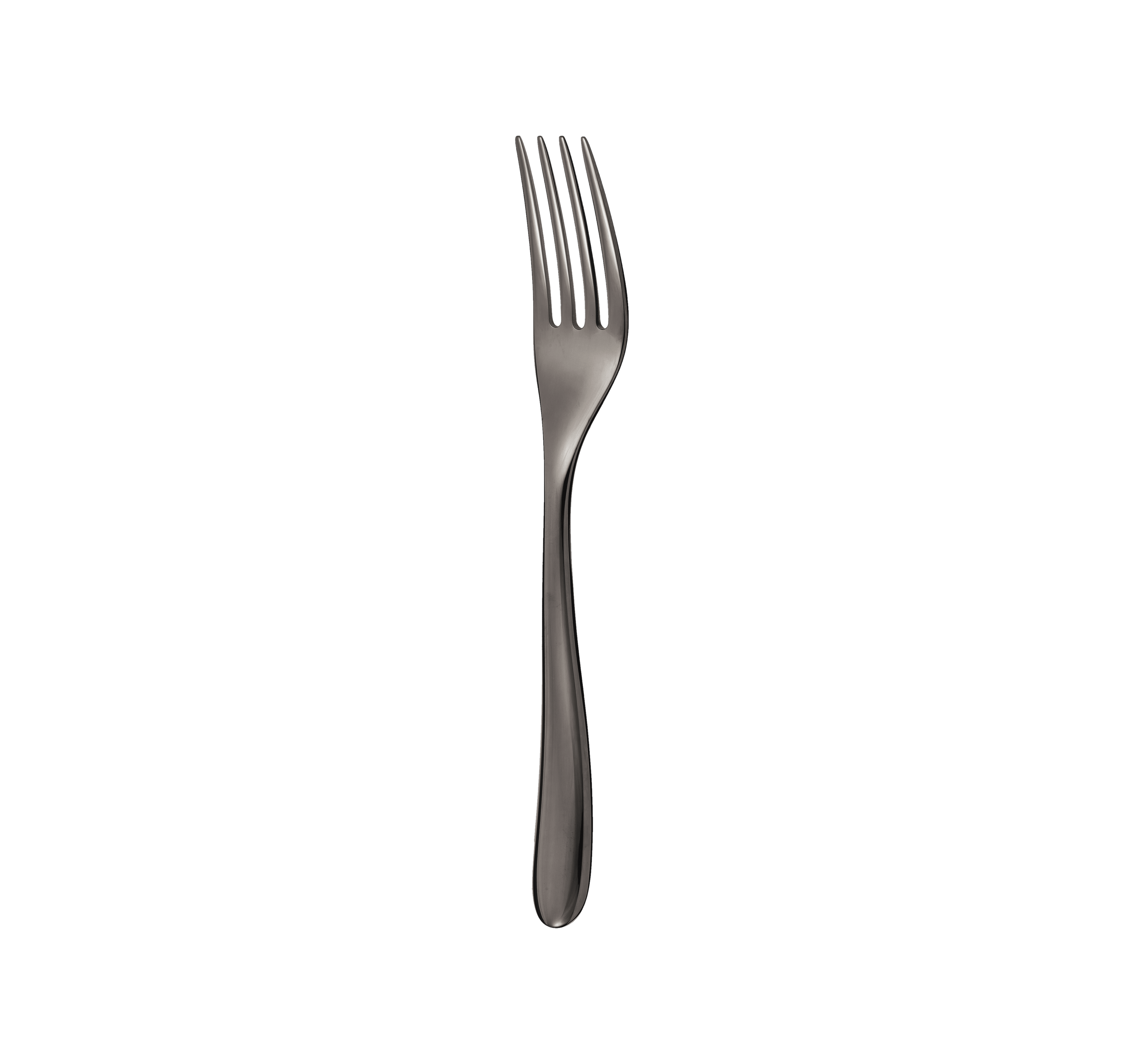 christofle black stainless steel dessert fork  3