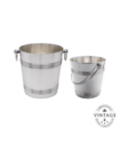 christofle champagne and ice buckets, silverware - vintage 0