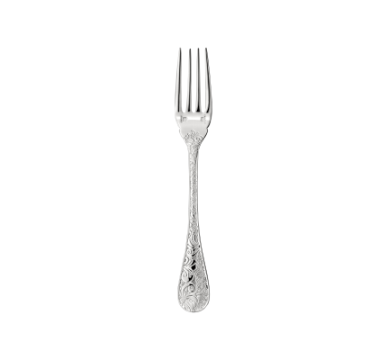 christofle fish fork jardin d'eden  silver plated 3