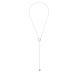 christofle Sterling Silver Lariat Necklace