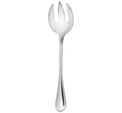 christofle salad serving fork spatours  silver plated 1