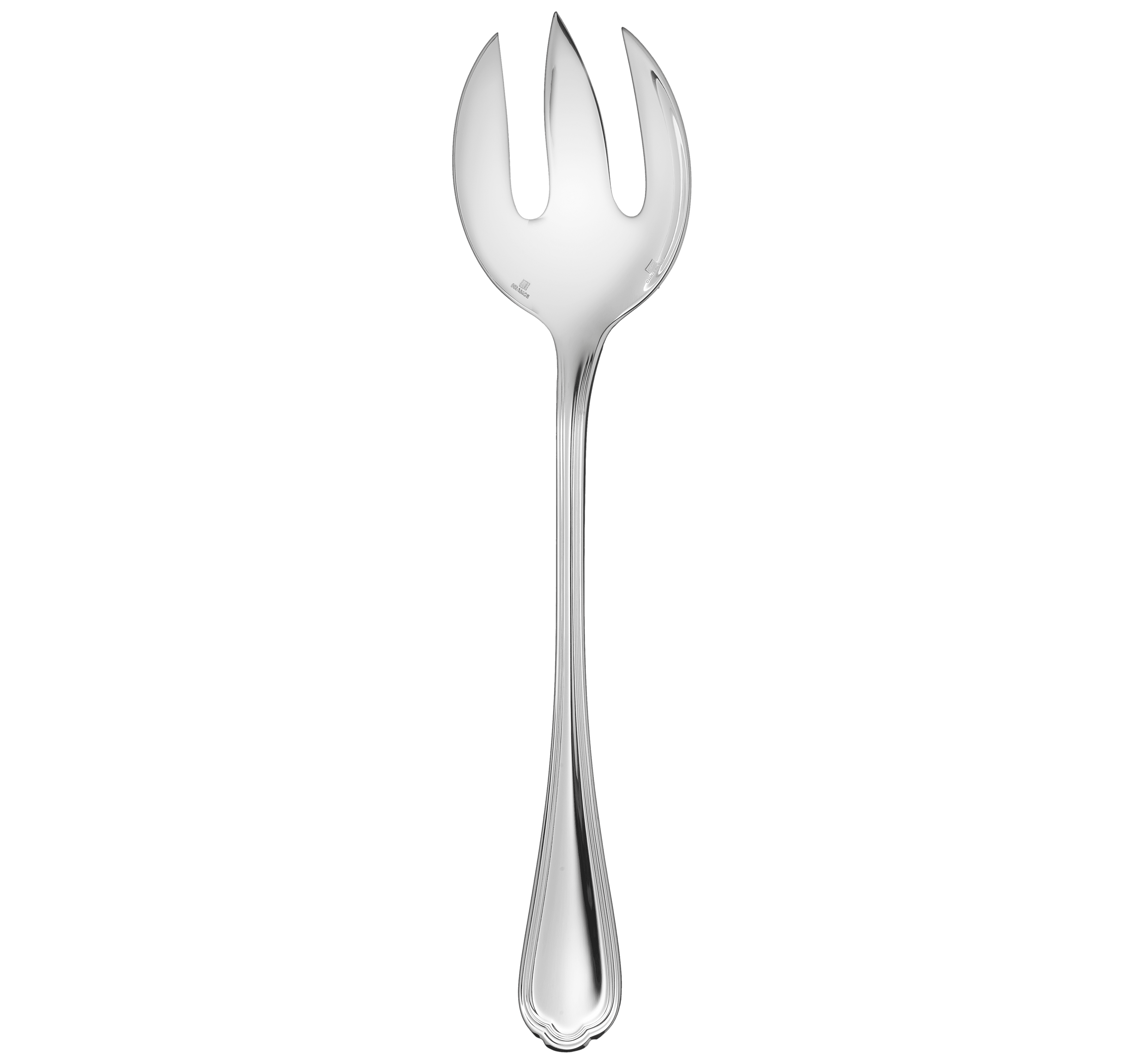 christofle fourchette à servir la salade en métal argenté 1