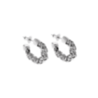 christofle sterling silver hoop earrings 1