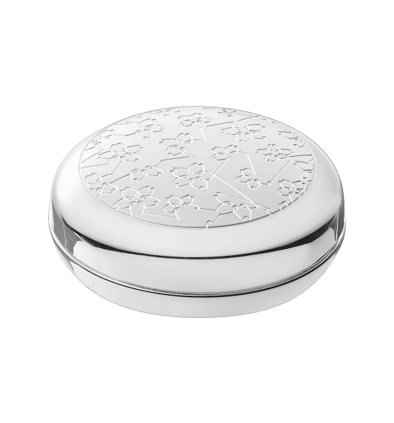 christofle pill box constellation  silver plated 1