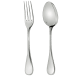 christofle flatware set for children (2 pieces) perles  silver plated 1