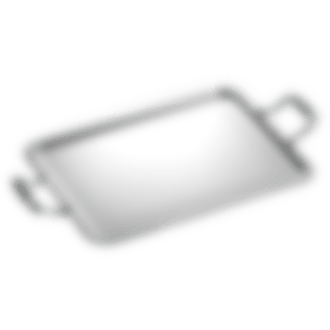 christofle rectangular tray with handles 49x39cm malmaison  silver plat 1