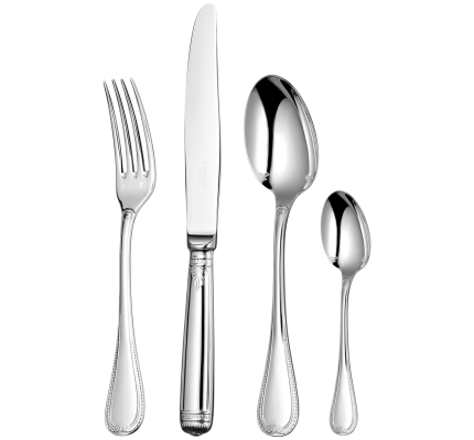 christofle 4-piece sterling silver flatware set 1