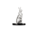 christofle standing rabbit in sterling silver - haute orfèvrerie 1