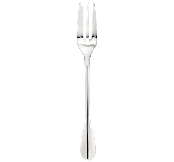 christofle serving fork cluny  silver plated 1