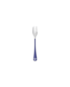 christofle silver-plated cake fork - marbled blue 0