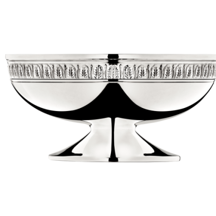 christofle low bowl on stand 14,5cm malmaison  silver plated 2