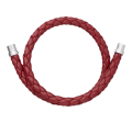 christofle Duo Complice Red Leather Band for Bracelet