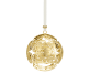 christofle silver-plated christmas ornament 2022 edition - gold 0