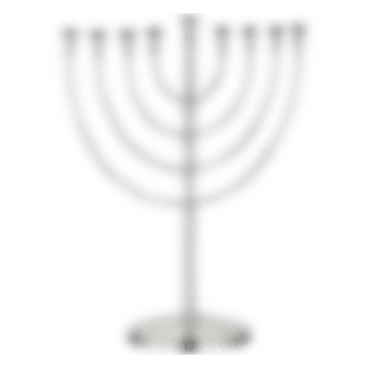 christofle Silver-Plated Hanukkah Menorah