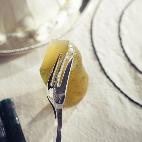 christofle silver-plated cake fork  6