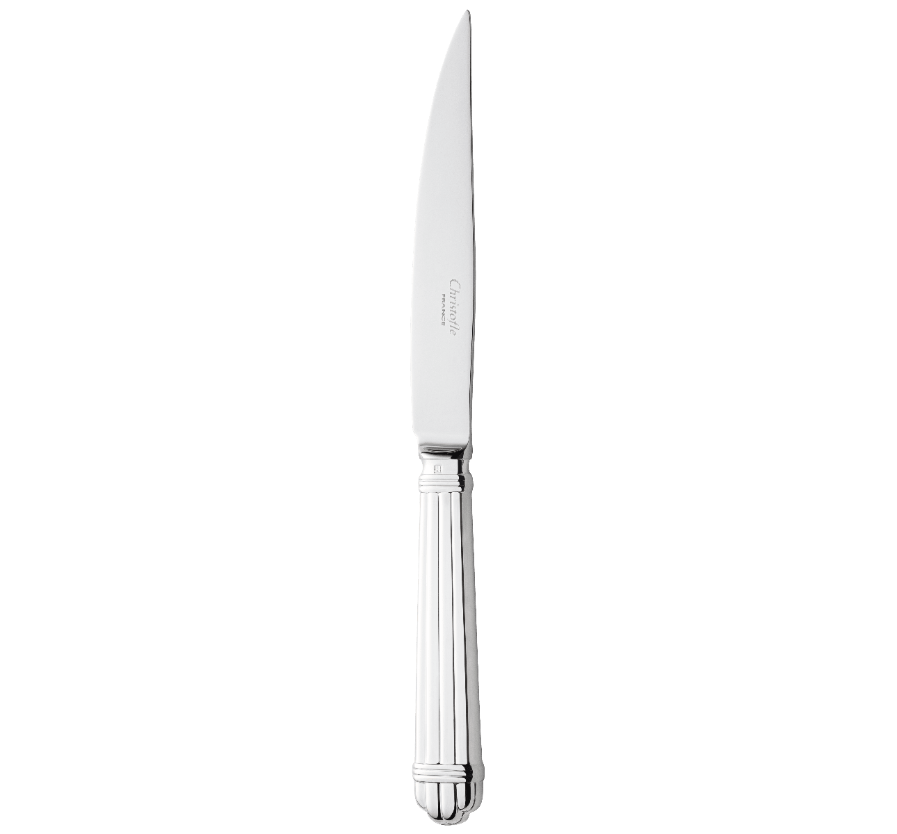christofle couteau à steak en métal argenté 2