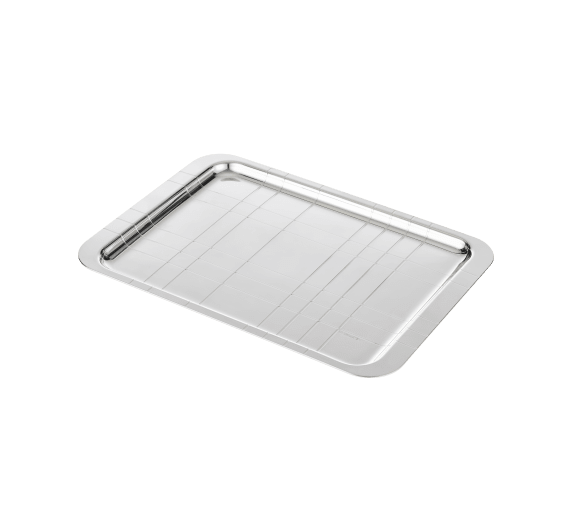christofle silver-plated rectangular tray - 21 x 30 cm 1