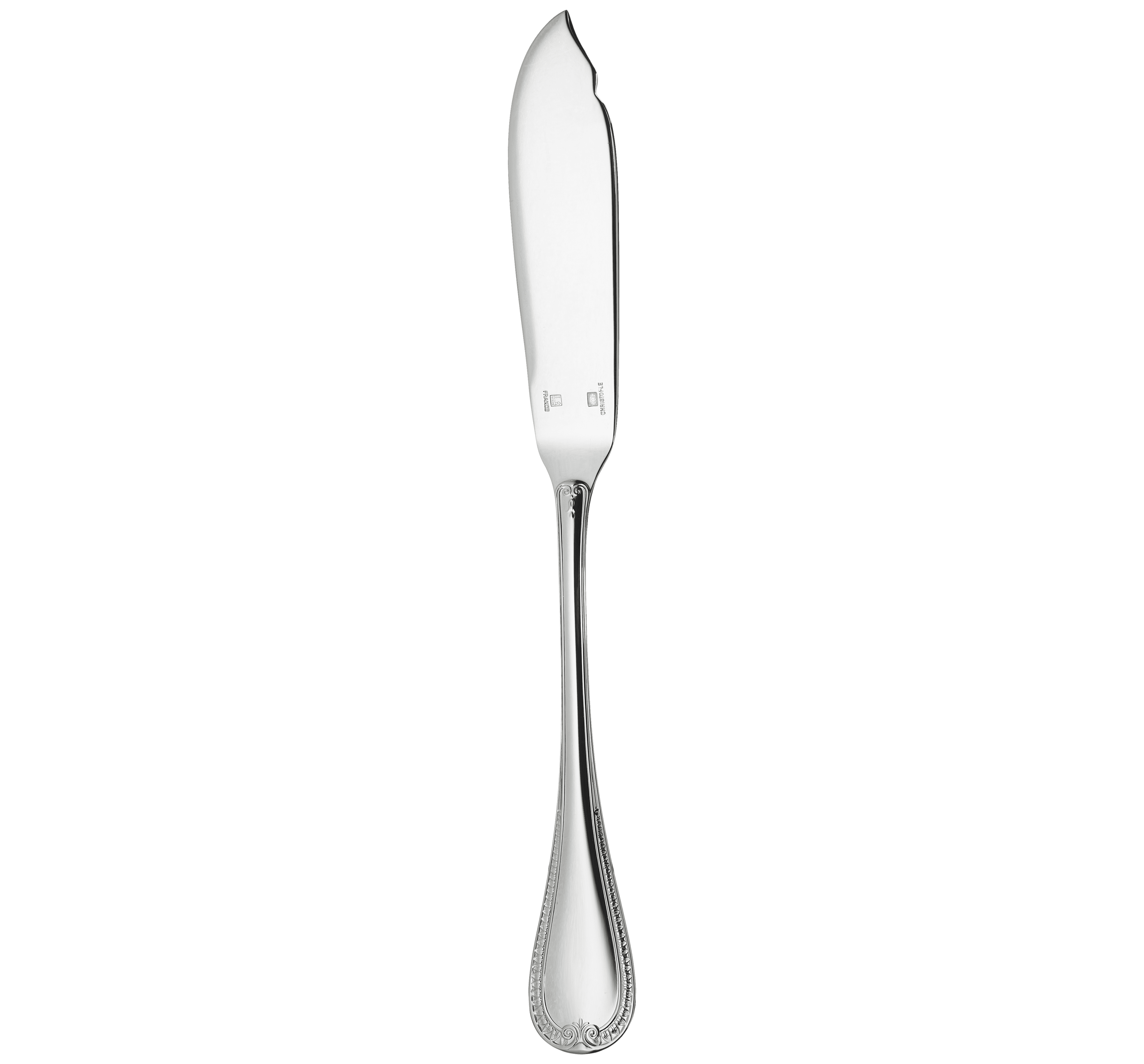 christofle couteau à poisson en métal argenté 3