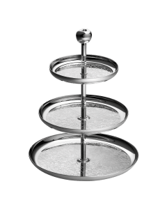 christofle 3-Tier Silver-Plated Dessert Stand