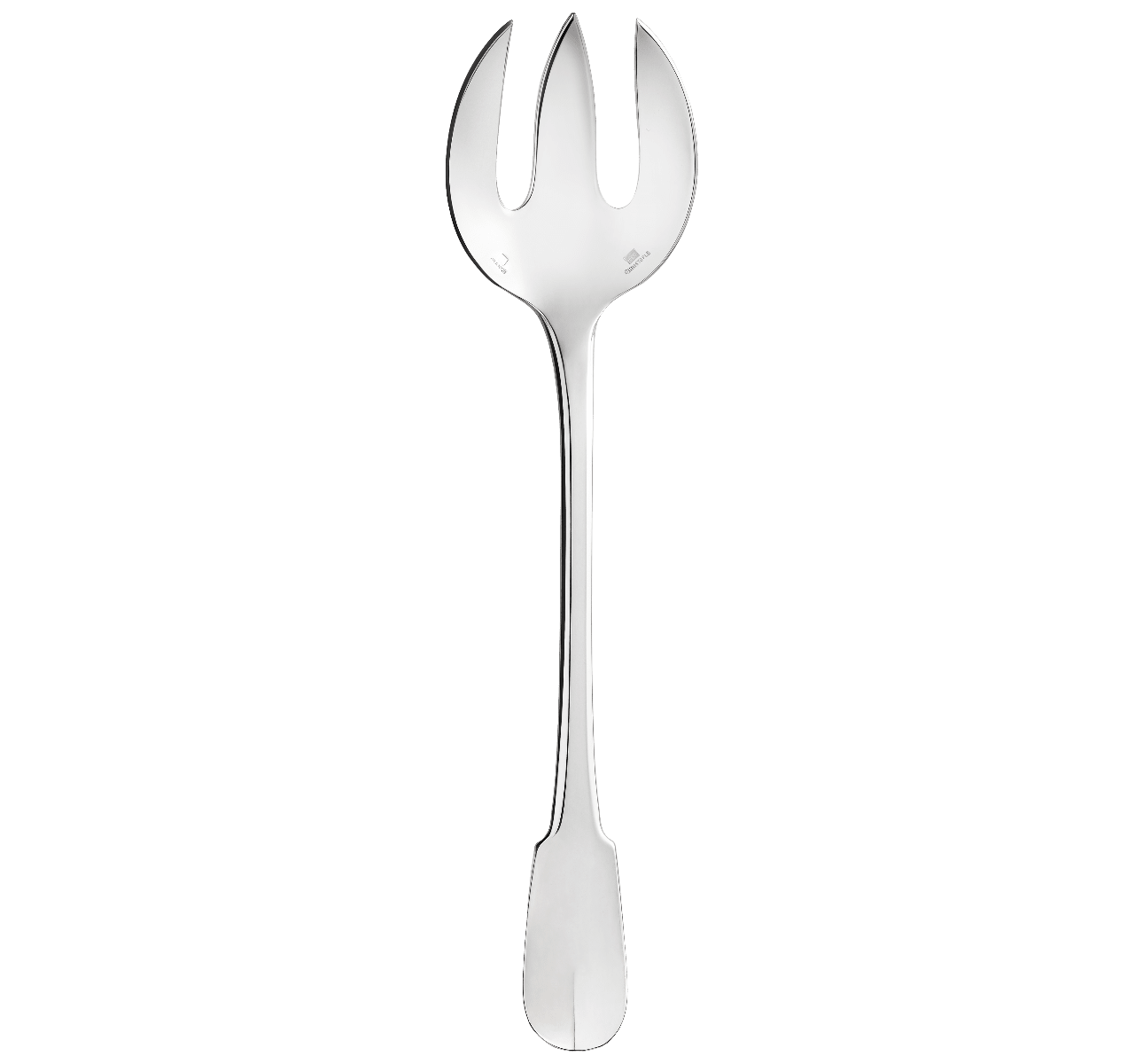 christofle fourchette à servir la salade en métal argenté 2