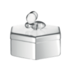 christofle silver-plated baby keepsake box with lid 0