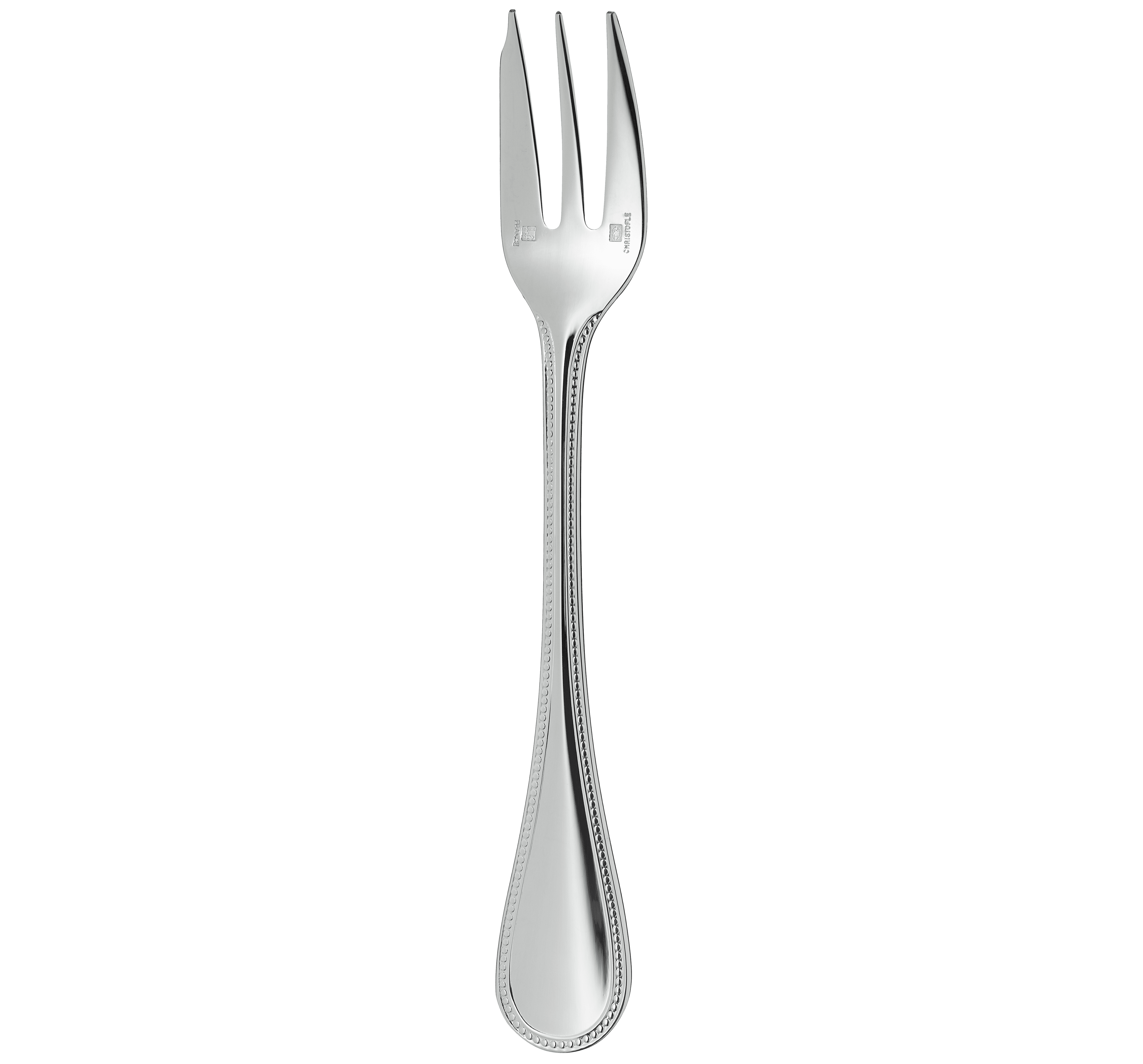christofle fourchette à gâteaux en métal argenté 1