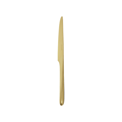 Stainless steel dessert knife - gold colour L'Âme de Christofle
