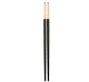 Silver-plated pair of chinese chopsticks - Pink gold finish