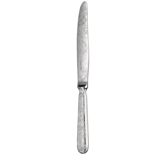 christofle dinner knife jardin d'eden  sterling silver 3