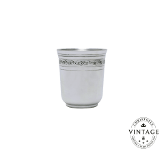 christofle timbale argentée - vintage 1