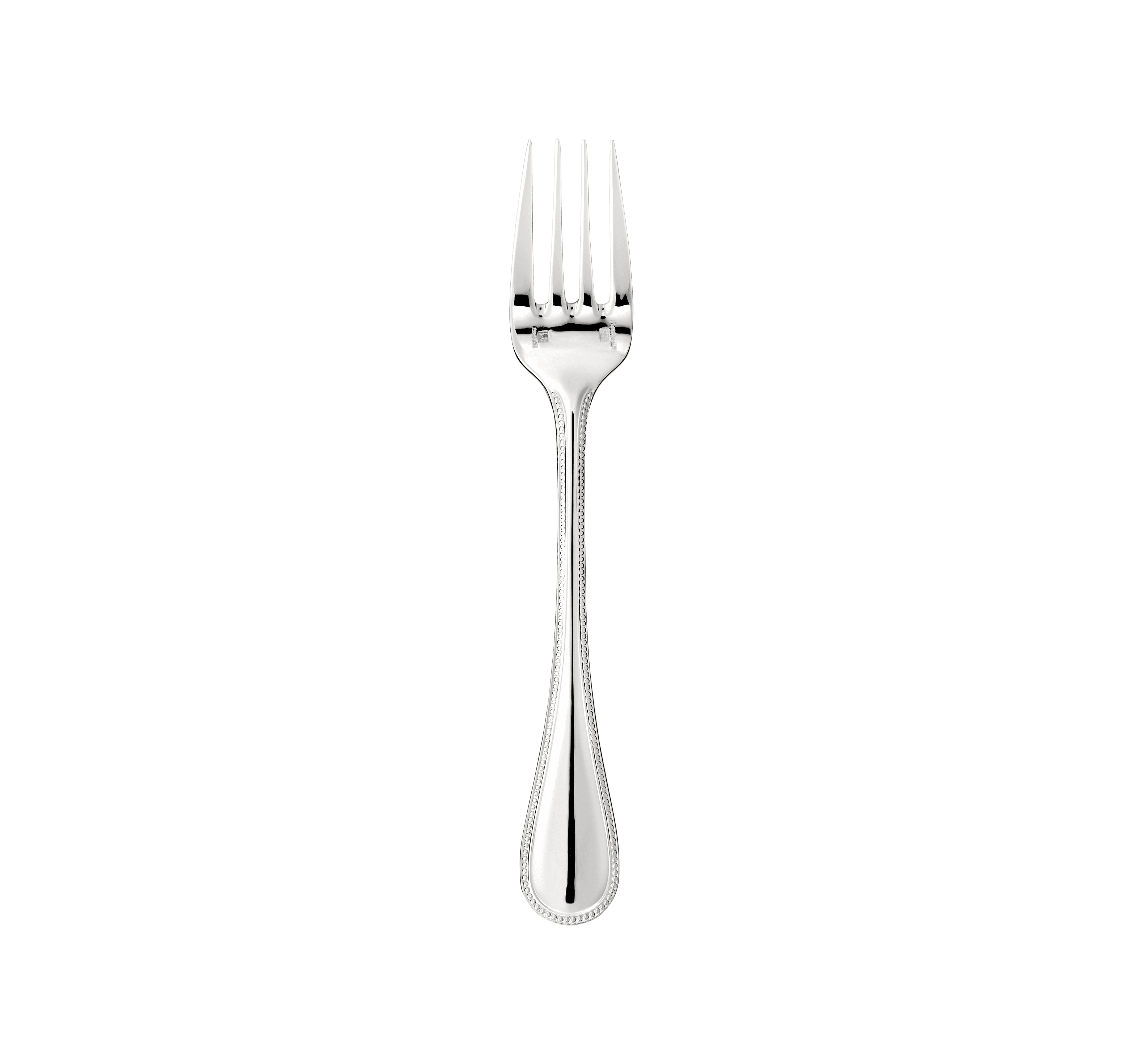 christofle fourchette à salade en métal argenté 0