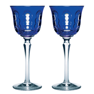 【数量限定】旧モデル在庫処分セールを開催します！ Set of Kawali Flutes Champagne Blue Crystal 2 その他