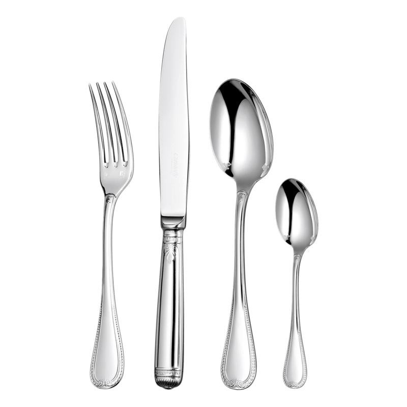 J.W. Krogman 4 Piece Faro Collection Flatware Set Stainless