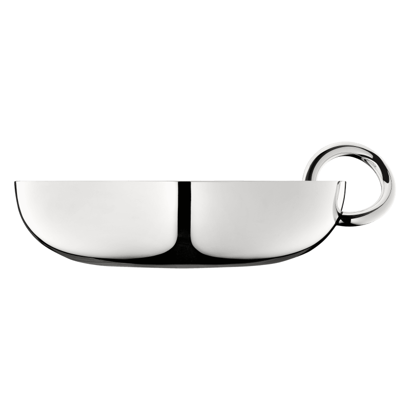 Silver-Plated Snack Trinket Bangle Bowl Vertigo